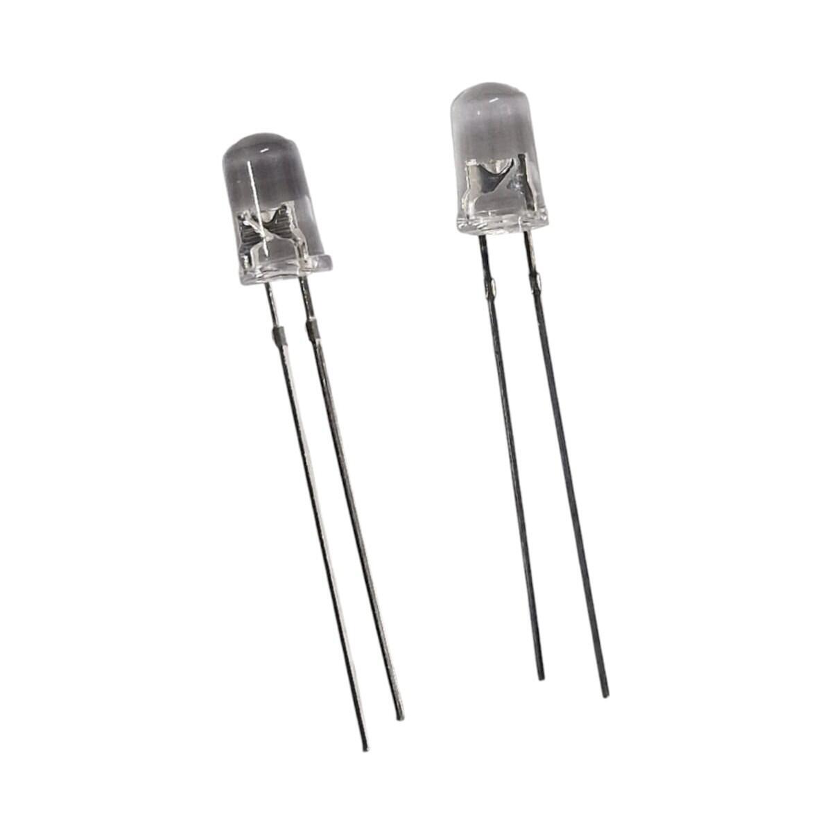 Kit com 1000x Led 5MM Azul Alto Brilho 3V 20mA DM-50346H-05B-BML-25C