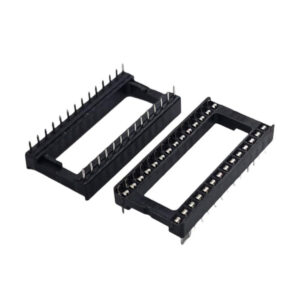 Kit com 34x Soquete Estampado 28 Pinos 15,24mm Largo DS1009