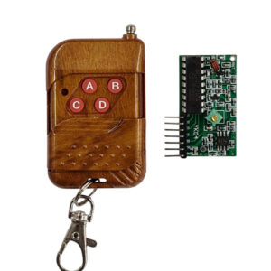 Kit Controle Remoto Rf 4 Canais 315 Mhz + Modulo Receptor