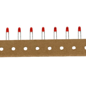 Kit com 100x Led 3mm Vermelho 59MCD Difuso XLUR11CTNR Fitado