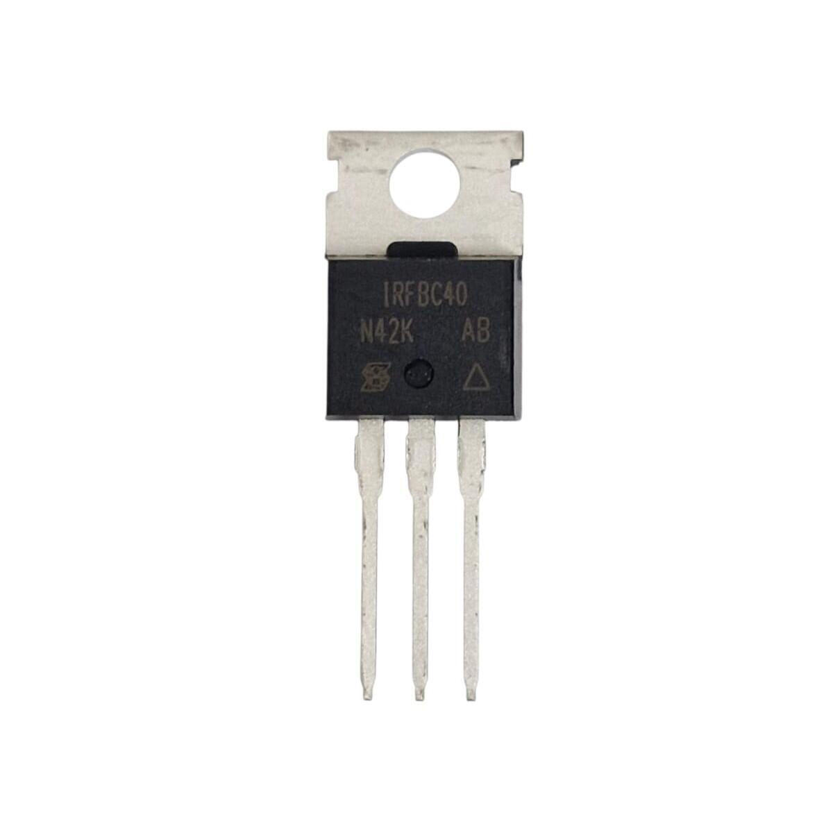 Kit com 5x Transistor Mosfet Smd IRFBC40 To-220