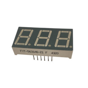 Kit com 20x Display Led 3 Digitos 0,56'' Catodo Vermelho FYT-5631AS-21