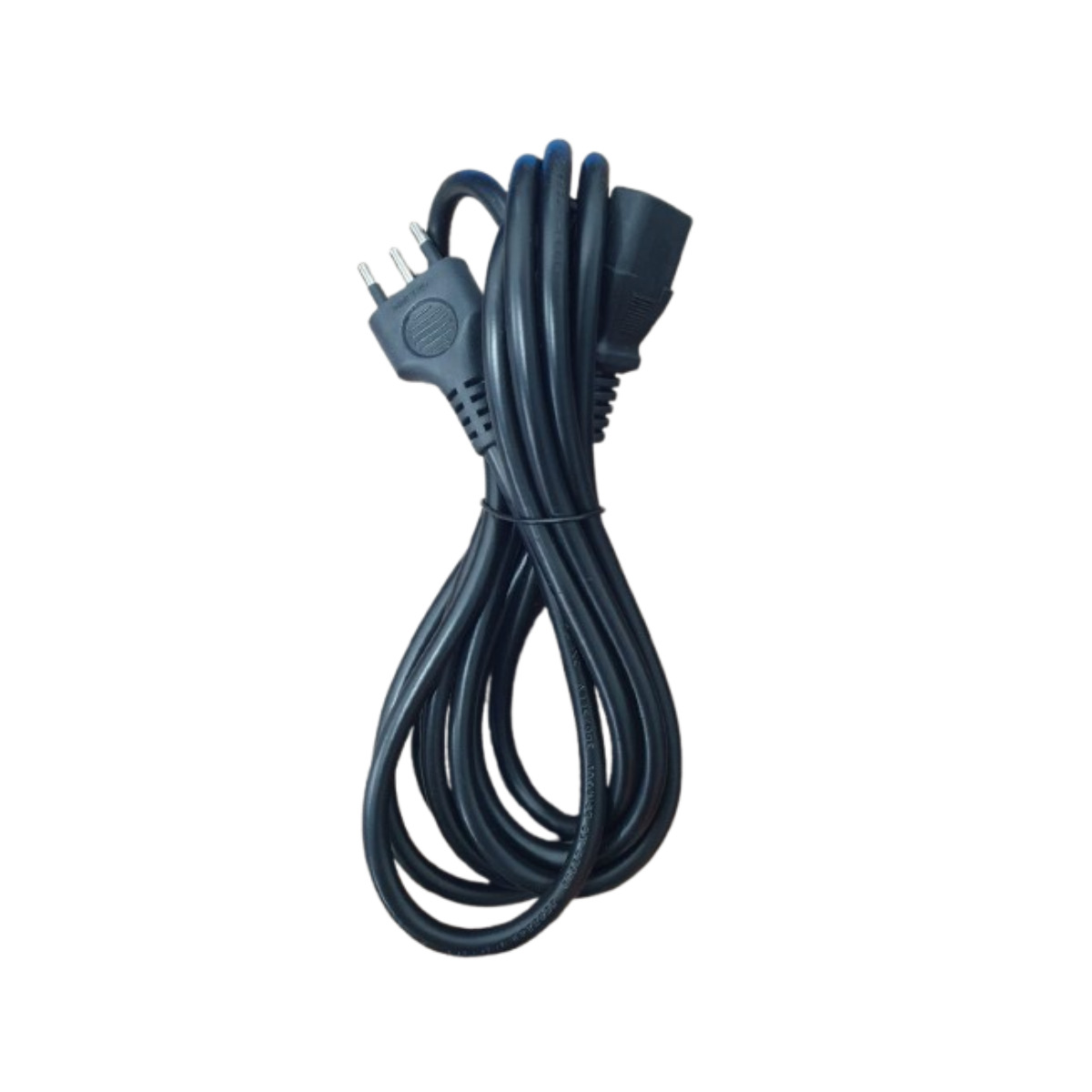 Cabo de Força 3X0,75 Plug Macho 180G 10A C/ Conector 180 IEC 3 metros