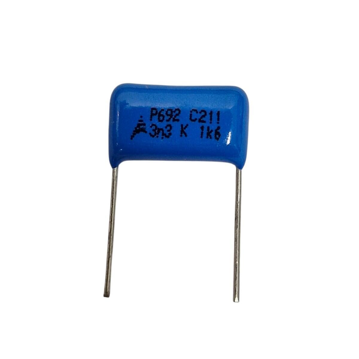 Kit com 50x Capacitor Poliéster 3,3nF 1600V B32692A1332K08