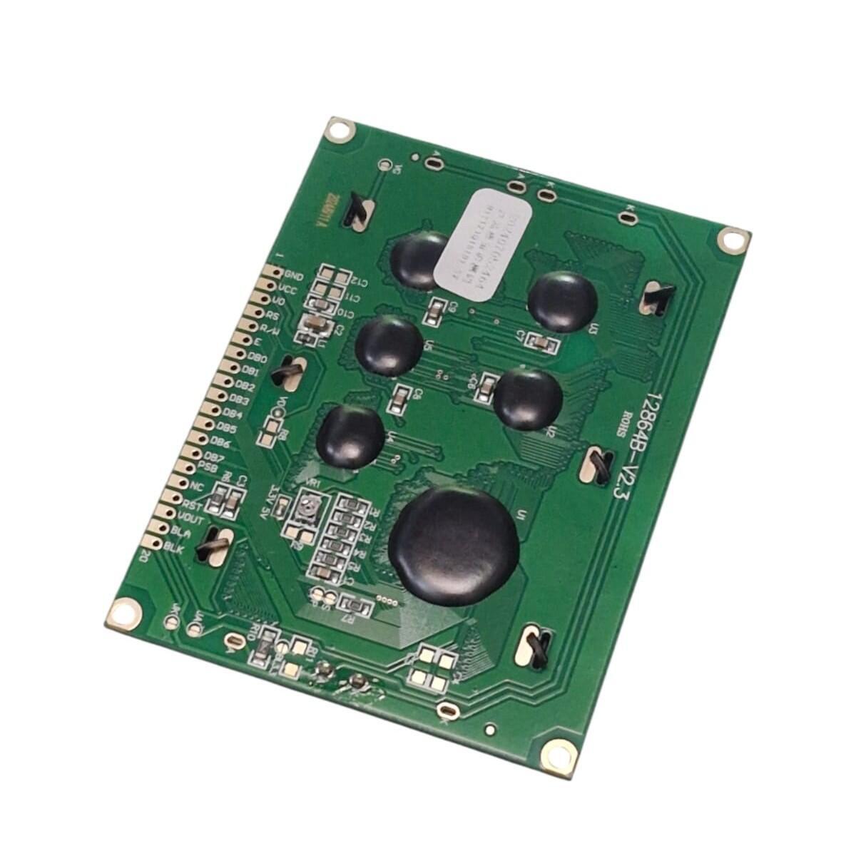 Display Lcd 128x64 Backlight Verde 12864b-v2.3 Arduino - Imagem 3