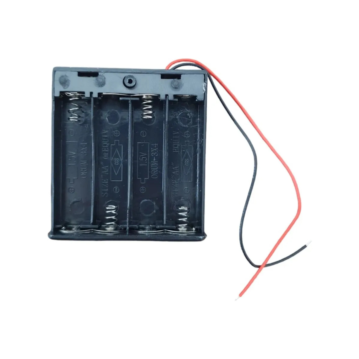 10x Caixa Suporte Bateria Pilha Aa 4 Vias C/ Tampa E Chave - Imagem 4