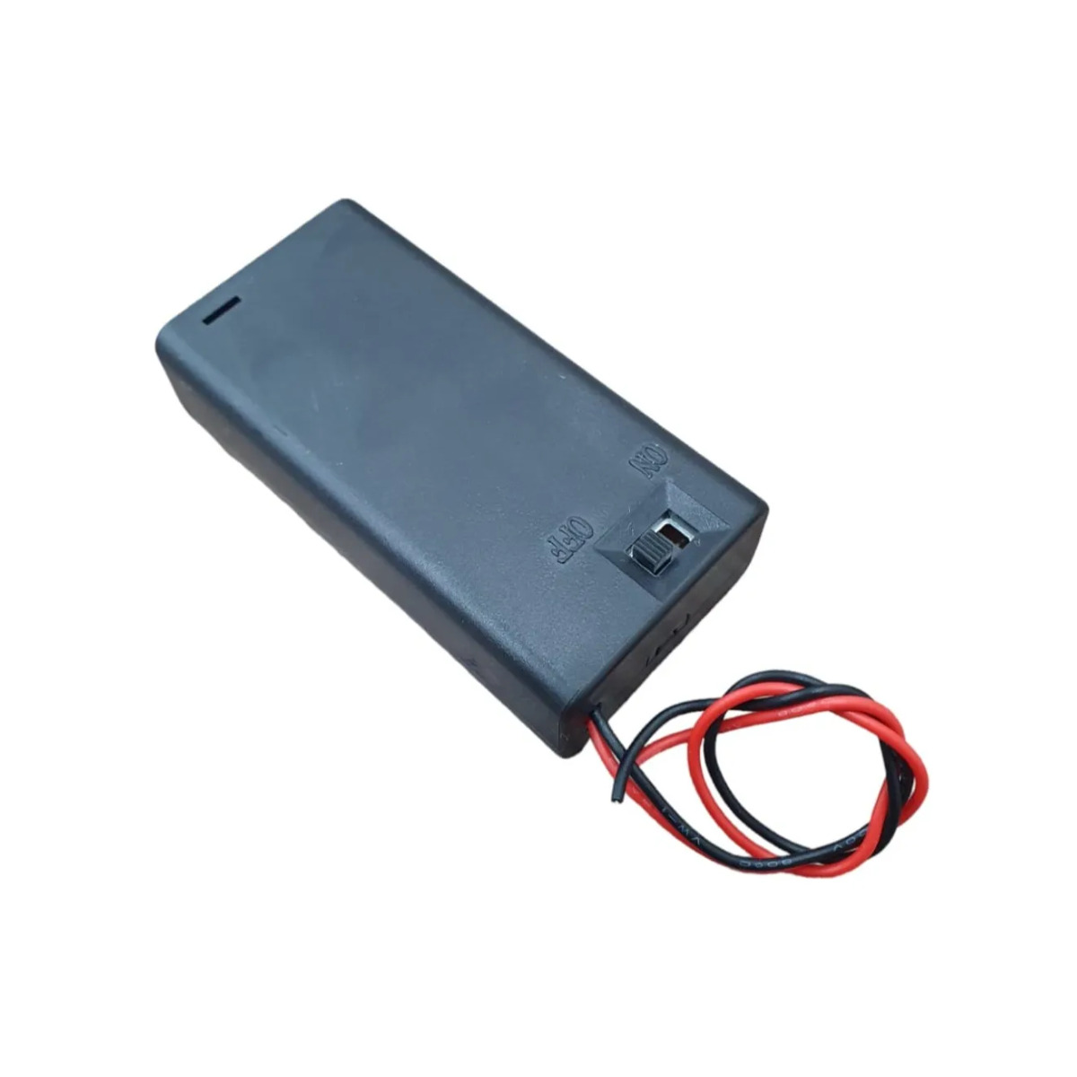 10x Suporte 2 Pilhas Aa Chave Liga/desliga 3v C/ Tampa - Imagem 2