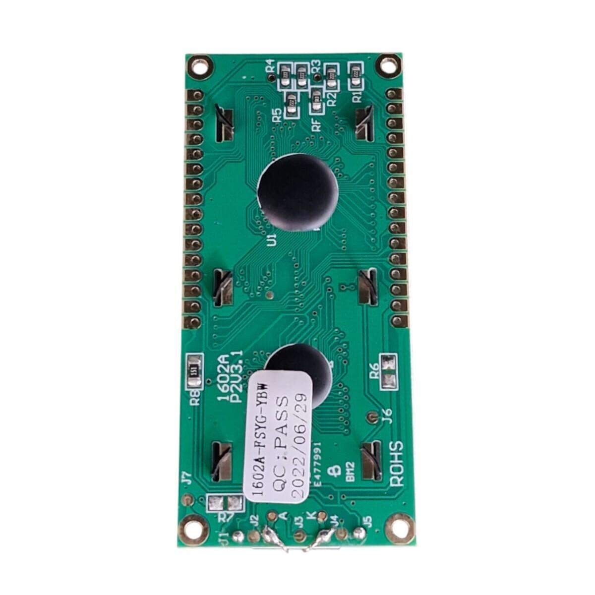 Display Lcd 16x2 Atm1602a-fsyg-ybw Backlight Verde - Imagem 3