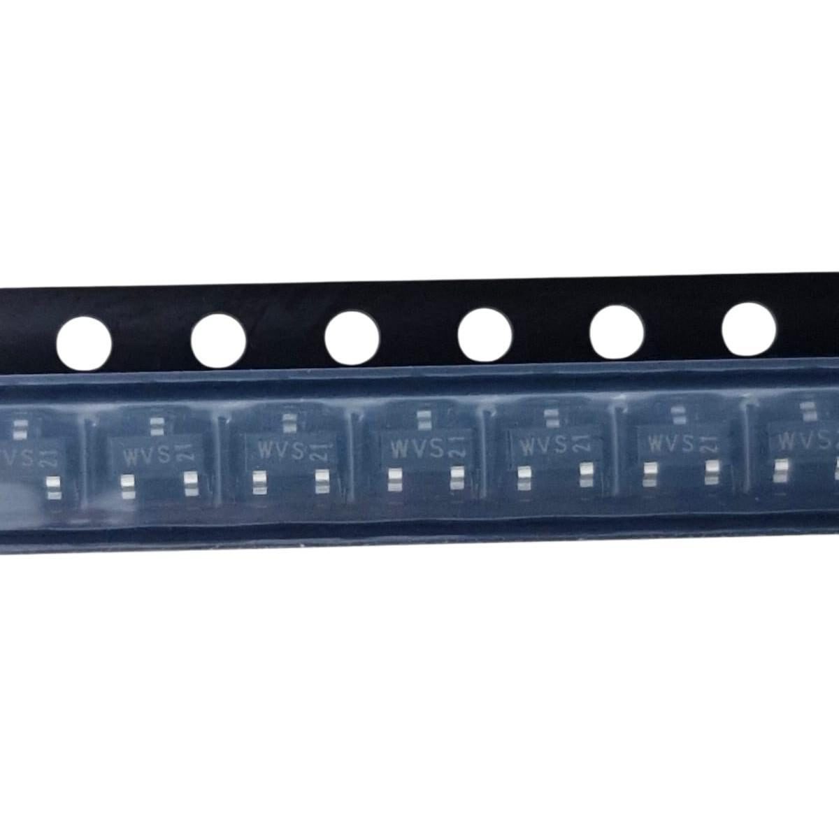 Kit com 100x Transistor Mosfet Smd BSS84AK-215 Sot-23-3 - Imagem 2