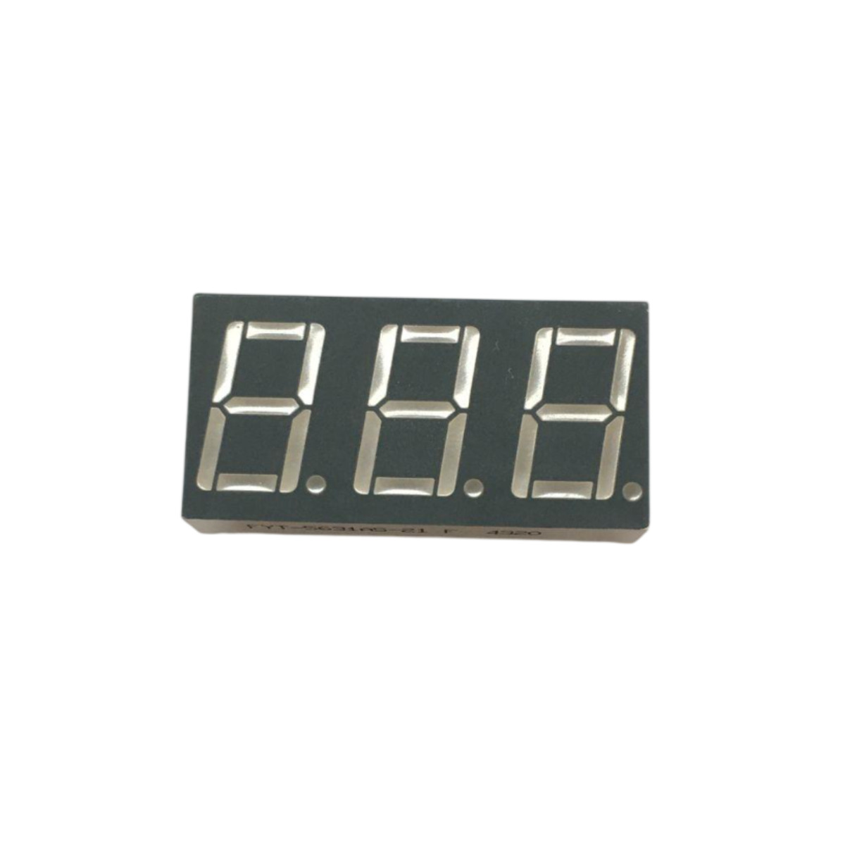 Kit com 20x Display Led 3 Digitos 0,56'' Catodo Vermelho FYT-5631AS-21 - Imagem 2