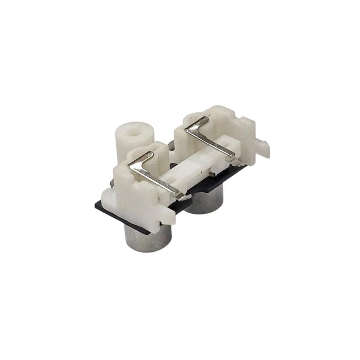 Kit com 10x Conector RCA Duplo AV2-8-4-10 para Áudio Estéreo - Imagem 3