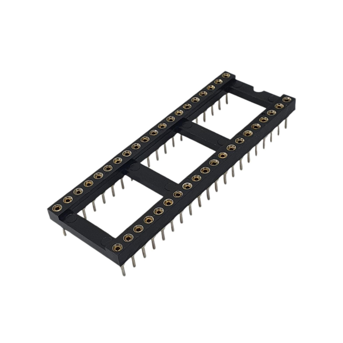 kit com 12x Soquete Torneado 40 Pinos DIP 2,54mm - Imagem 2