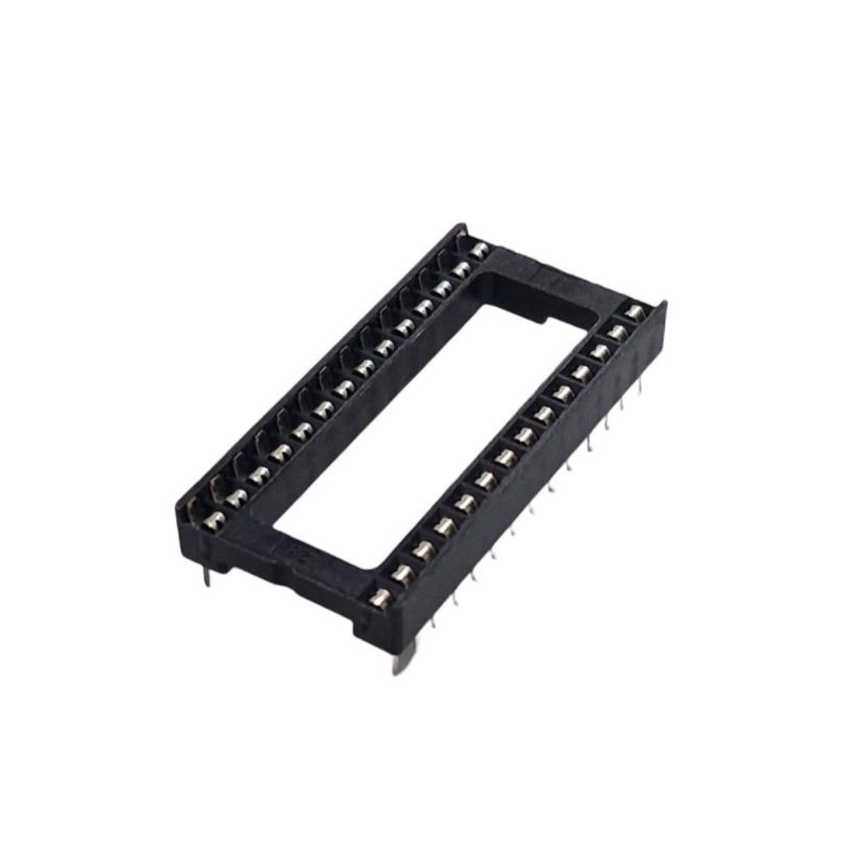 Kit com 34x Soquete Estampado 28 Pinos 15,24mm Largo DS1009 - Imagem 2