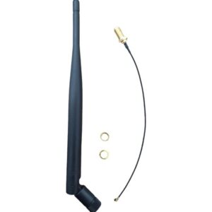 Antena Wifi 5dbi 2,4ghz Sma Macho C/ Cabo Pigtail Rp-sma