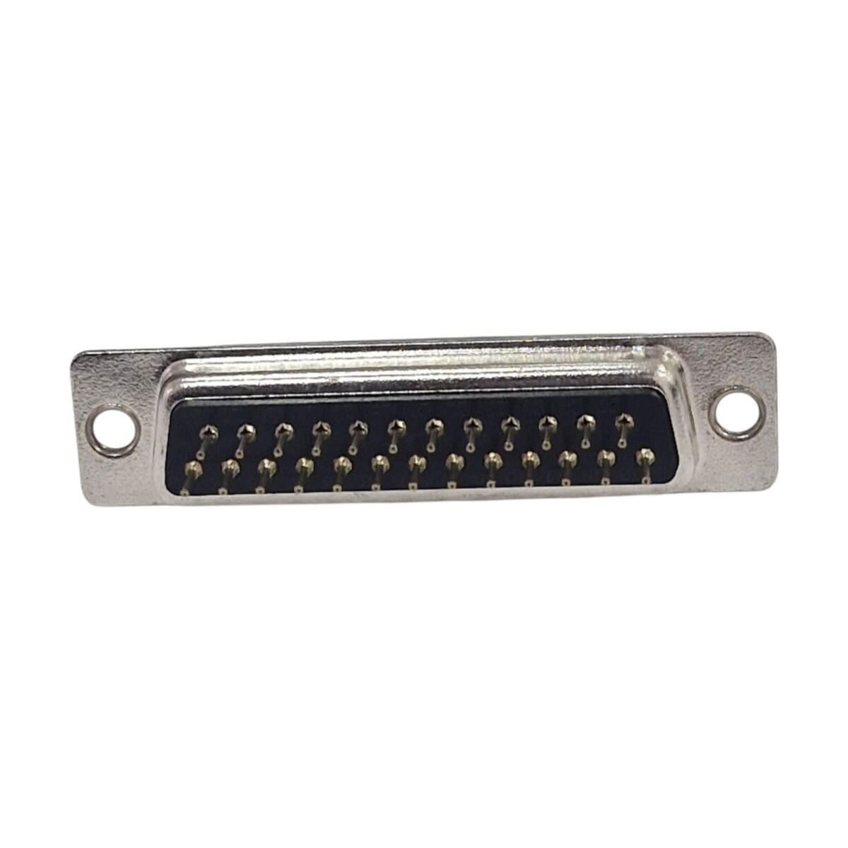 Kit com 50x Conector D-Sub 25 Pinos Macho DS1034-25MBNSiSS Gold Flash - Imagem 5