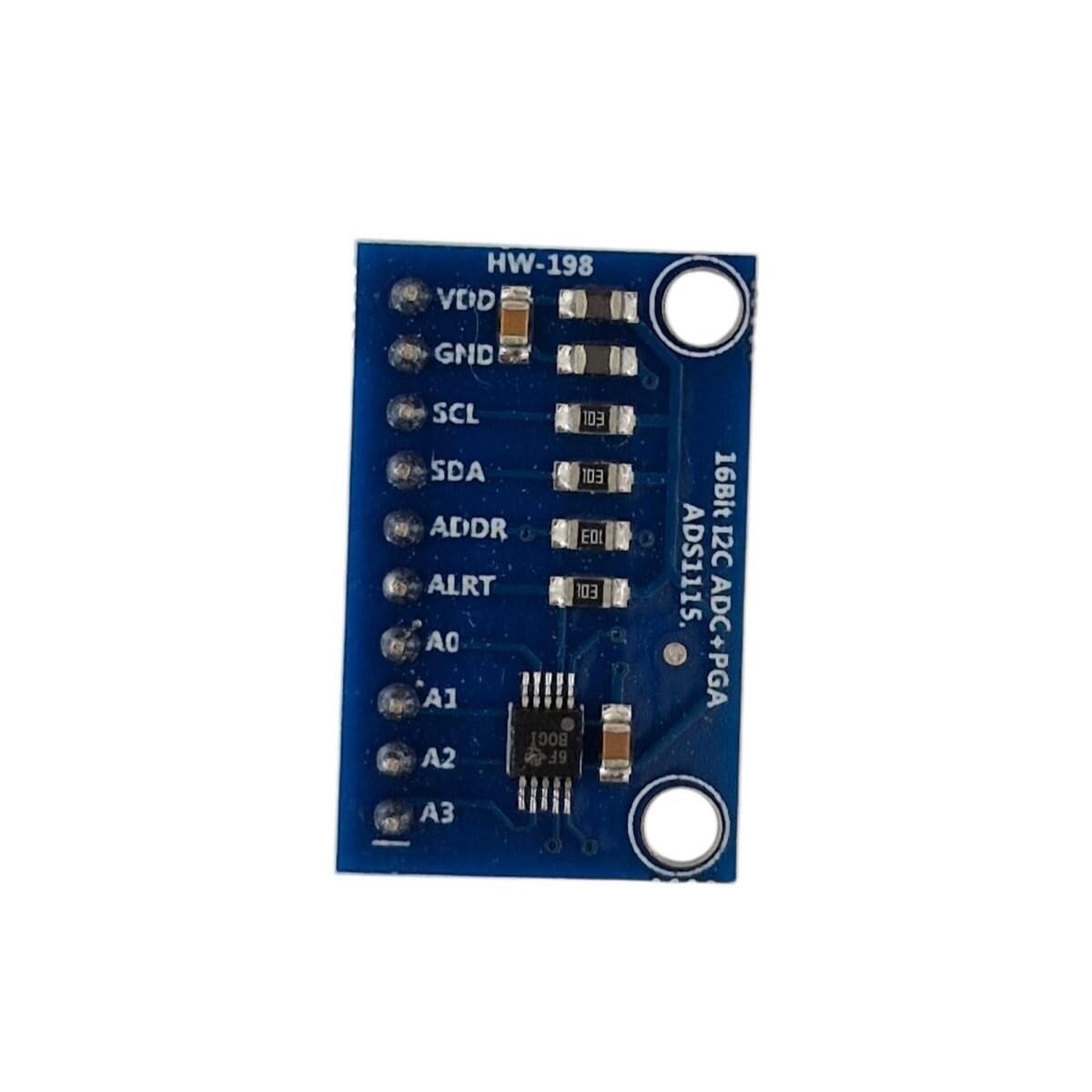 Módulo ADC ADS1115 16 Bits 4 Canais I2C com PGA para Arduino - Imagem 4