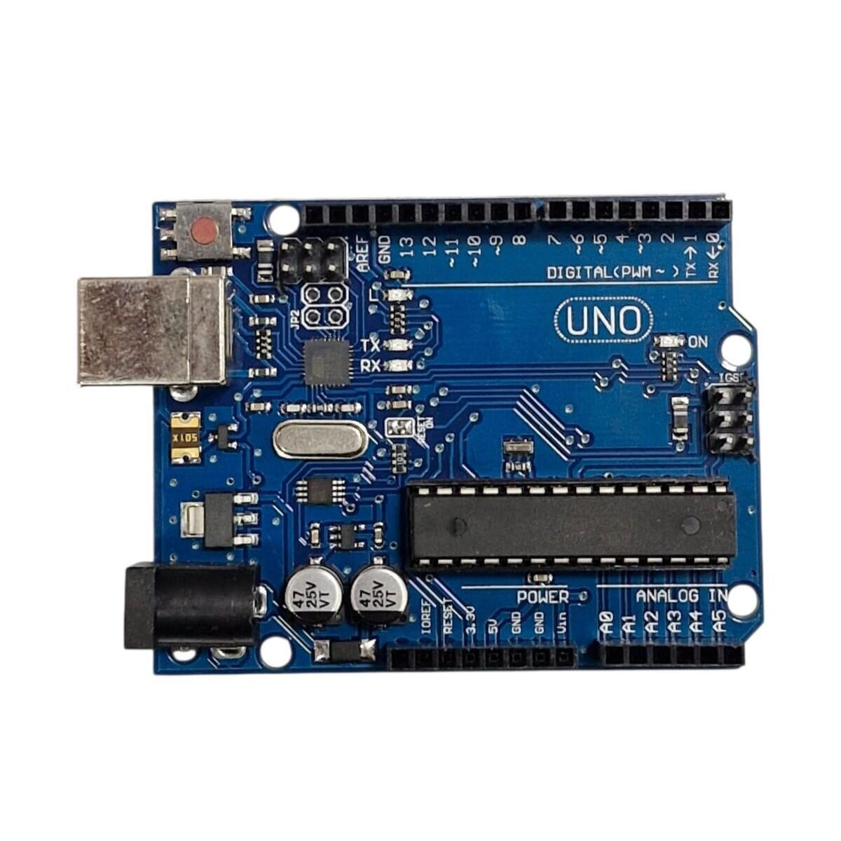 Placa Uno R3 Compatível Arduino ATmega328 - Imagem 2