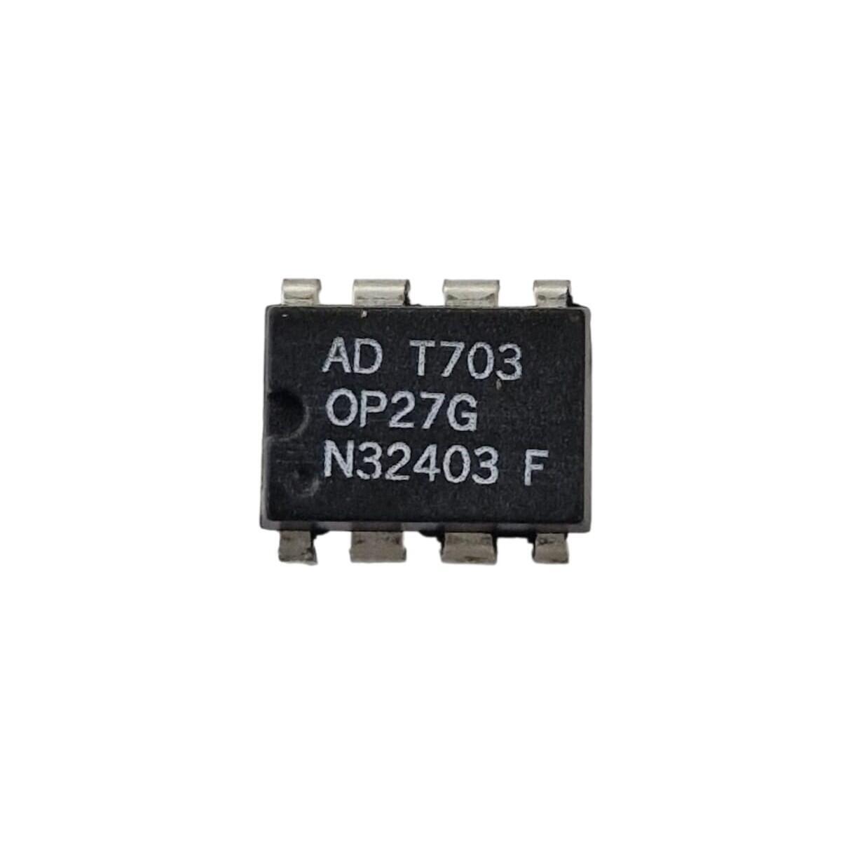 Kit com 5x Circuito integrado Pth OPA27GP Dip-8