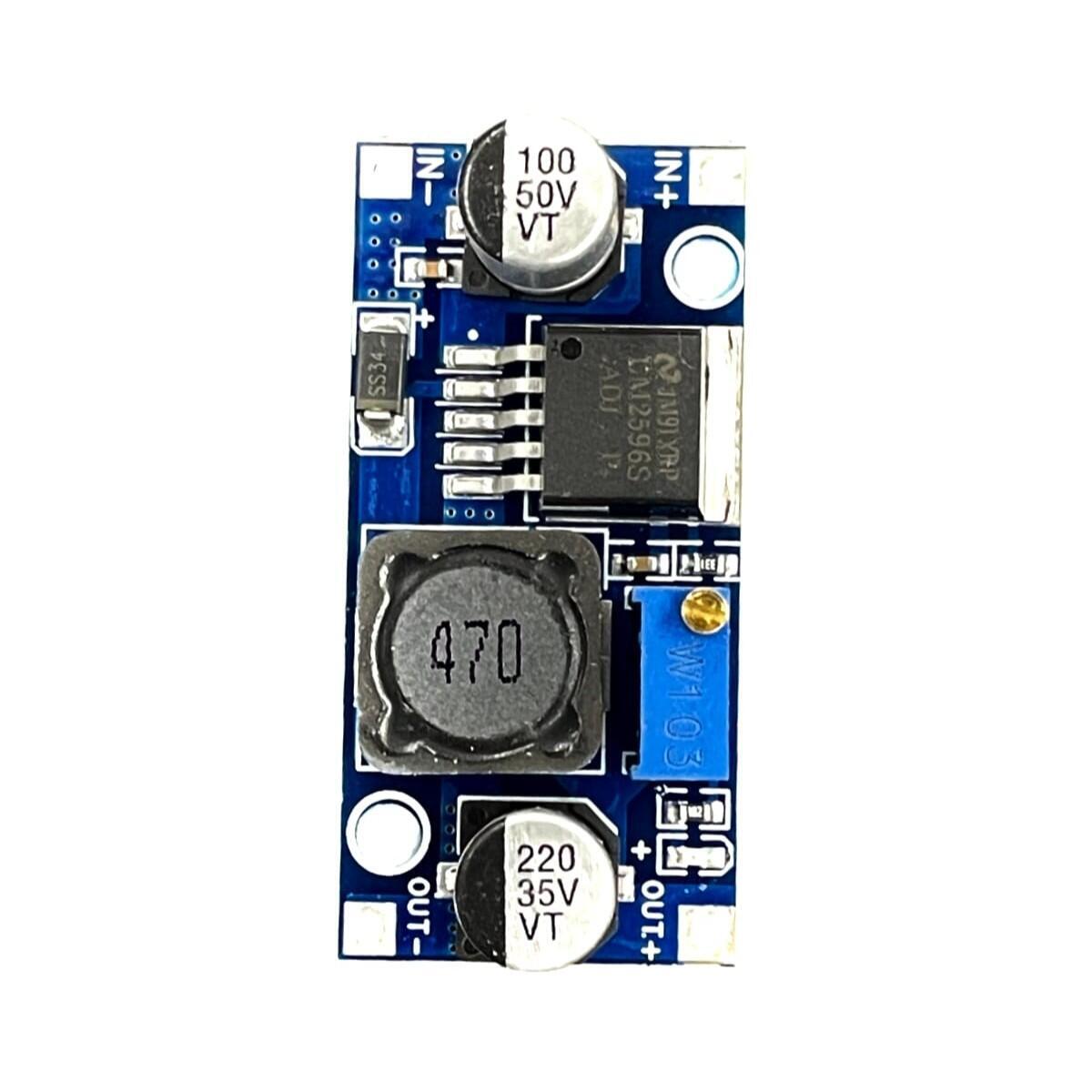 Kit com 5x Modulo Conversor De Tensão DC-DC Buck LM2596 - Imagem 2