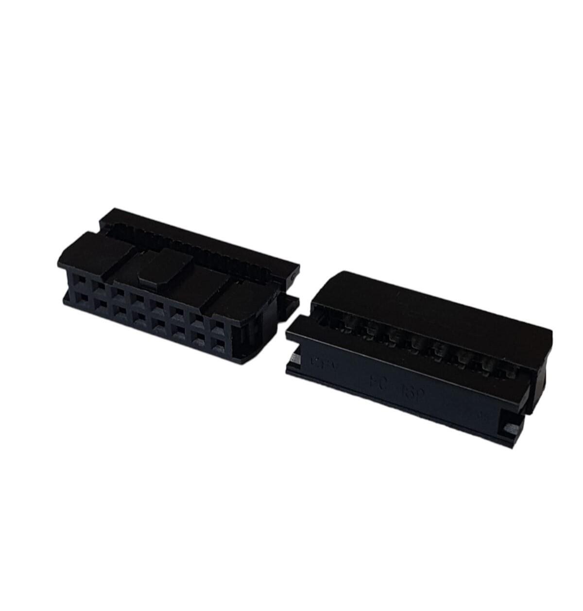 Kit com 132x Conector Latch Femea 16 Vias FC16 DS1016-16MA2BB - Imagem 3