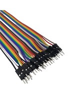 Kit com 120x Cabo Jumper 20cm Macho X Macho 40 Vias Protoboard Arduino 10 Cores Diferentes - Imagem 2