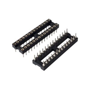 Kit com 12x Soquete Torneado 28 pinos Estreito
