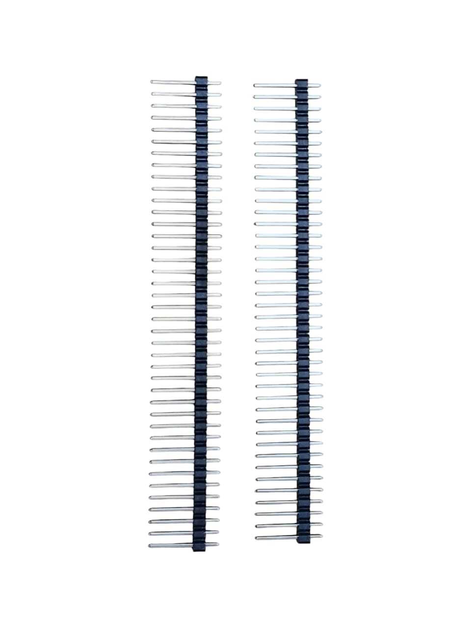 Kit com 200x Barra de Pinos 1x40 2,54mm Reta Connfly Dourada DS1021-1*40SF132-B