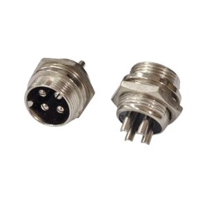 Kit com 50x Conector Mike 4 Vias Macho GX16-4 LS3003-3010