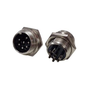 Kit com 50x Conector Mike 7 Vias Macho GX16-7 LS3006-3013
