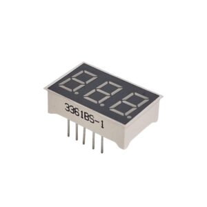 Kit com 20x Display Led 7 Segmentos 3 Digitos 0,36" Anodo Comum Vermelho 3361BS-1