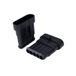 Kit com 100x Conector CNC Superseal Macho 5 Pinos DJ7051-1.5-11-5P Automotivo Selado