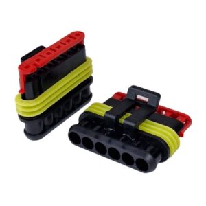Kit com 200x Conector Superseal 6 Pinos DJ7061-1.5-21-6P