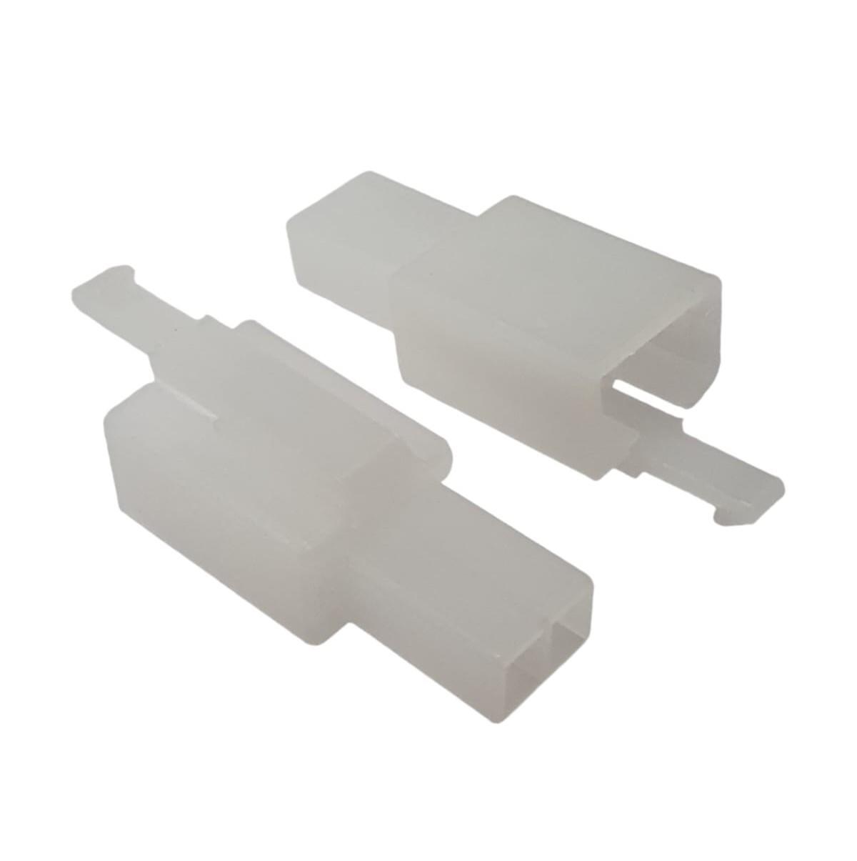 Kit com 100x Conector Macho 2 Vias CKS-DJ7021A-2,8-11 Com Trava