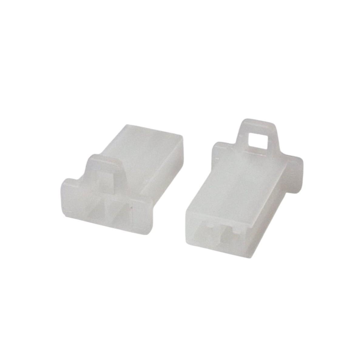 Kit com 100x Conector Femea 2 Vias CKS-DJ17021A-2,8-21 Com Trava