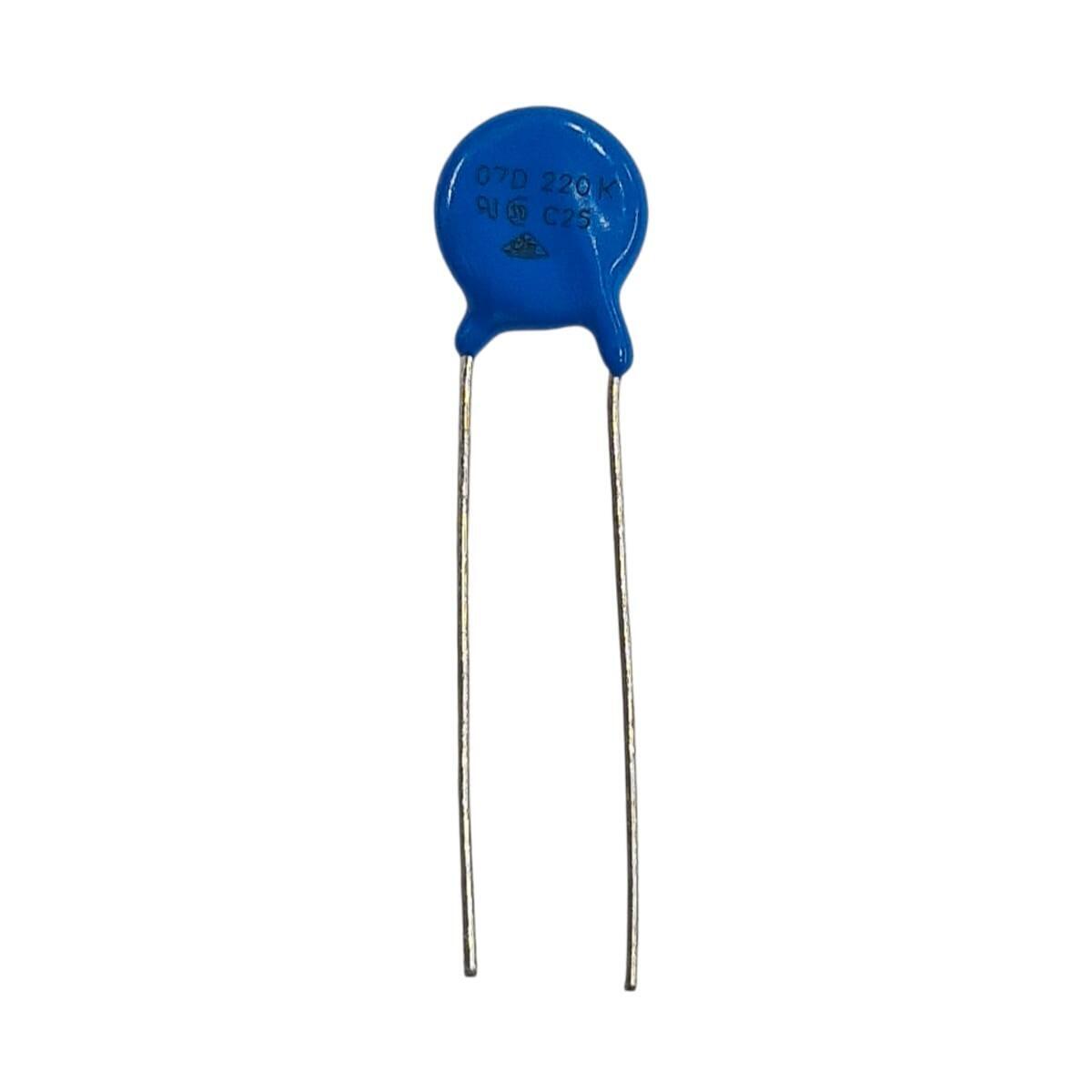 Kit com 100x Varistor 22V 250A 7mm CYR-07D220K