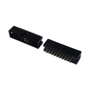 Kit com 80x Conector Box Header 40 vias 180g 2,54mm DS1013-40SSiB1-B-0 Sem Ejetor