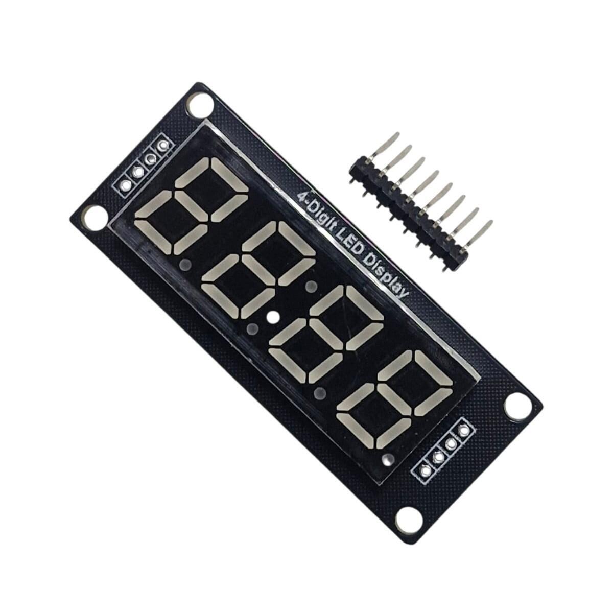 Módulo Display LED TM1637 4 Dígitos 0.56 Vermelho