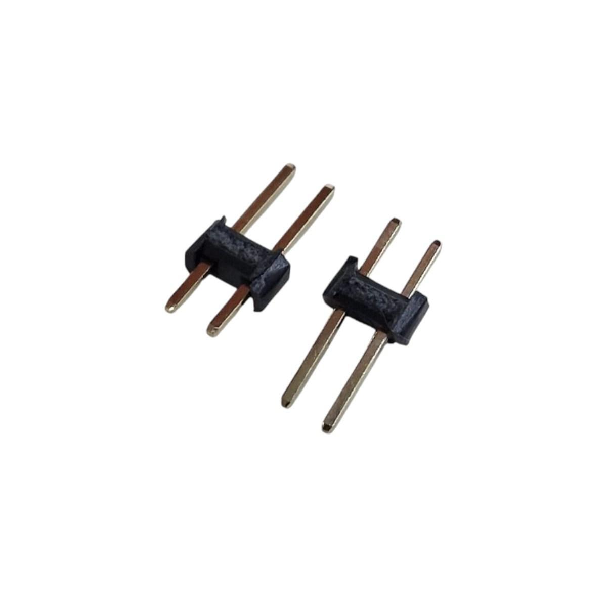 Kit com 50x Barra de Pinos 2x1 2,54mm