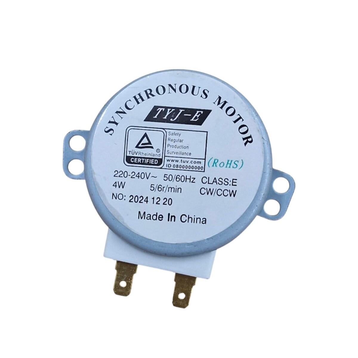 Motor Microondas Tyj-e 200-240v 5 / 6 Rpm Eixo De Metal