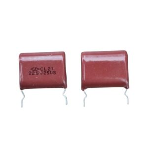 Kit com 100x Capacitor Poliéster 2.2uF 250V CL21 225J Pré-Cortado