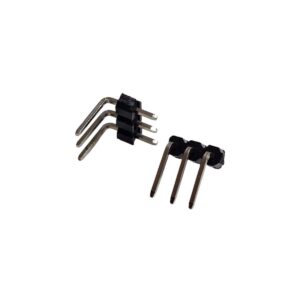 Kit com 50x Barra de Pinos 1x3 90 Graus