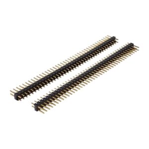 Kit com 100x Barra de Pinos 2x40 180 Graus Reta