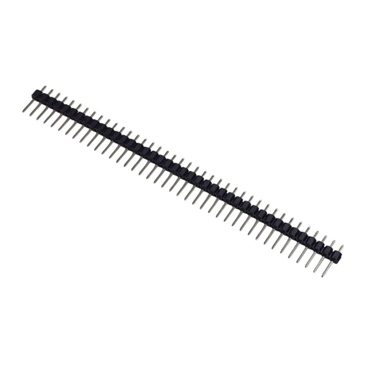 Kit com 200x Barra de Pino 1x40 180 Dourada 2,54mm DS1021-1*40SF11-B - Imagem 2