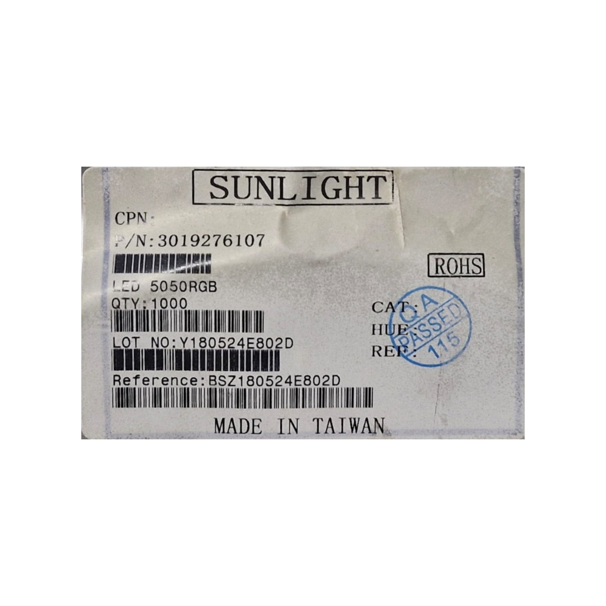 Embalagem com 1.000x Led Smd 5050 RGB Anodo Comum - Imagem 3