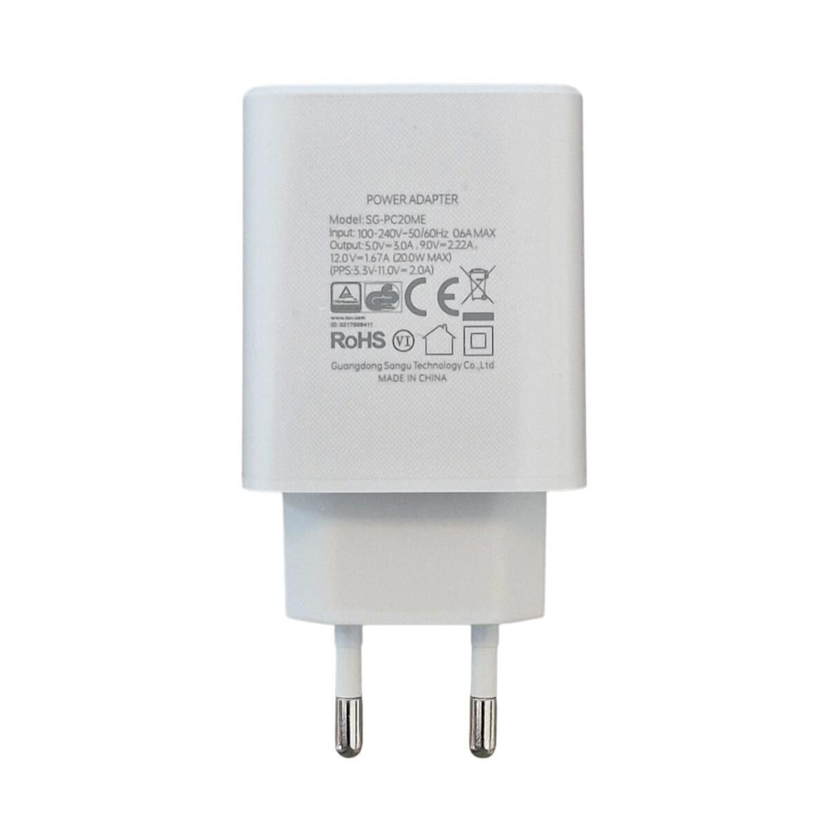 Fonte Carregador Turbo Rapido 20w Usb-c P/ Iphone Celular - Imagem 2