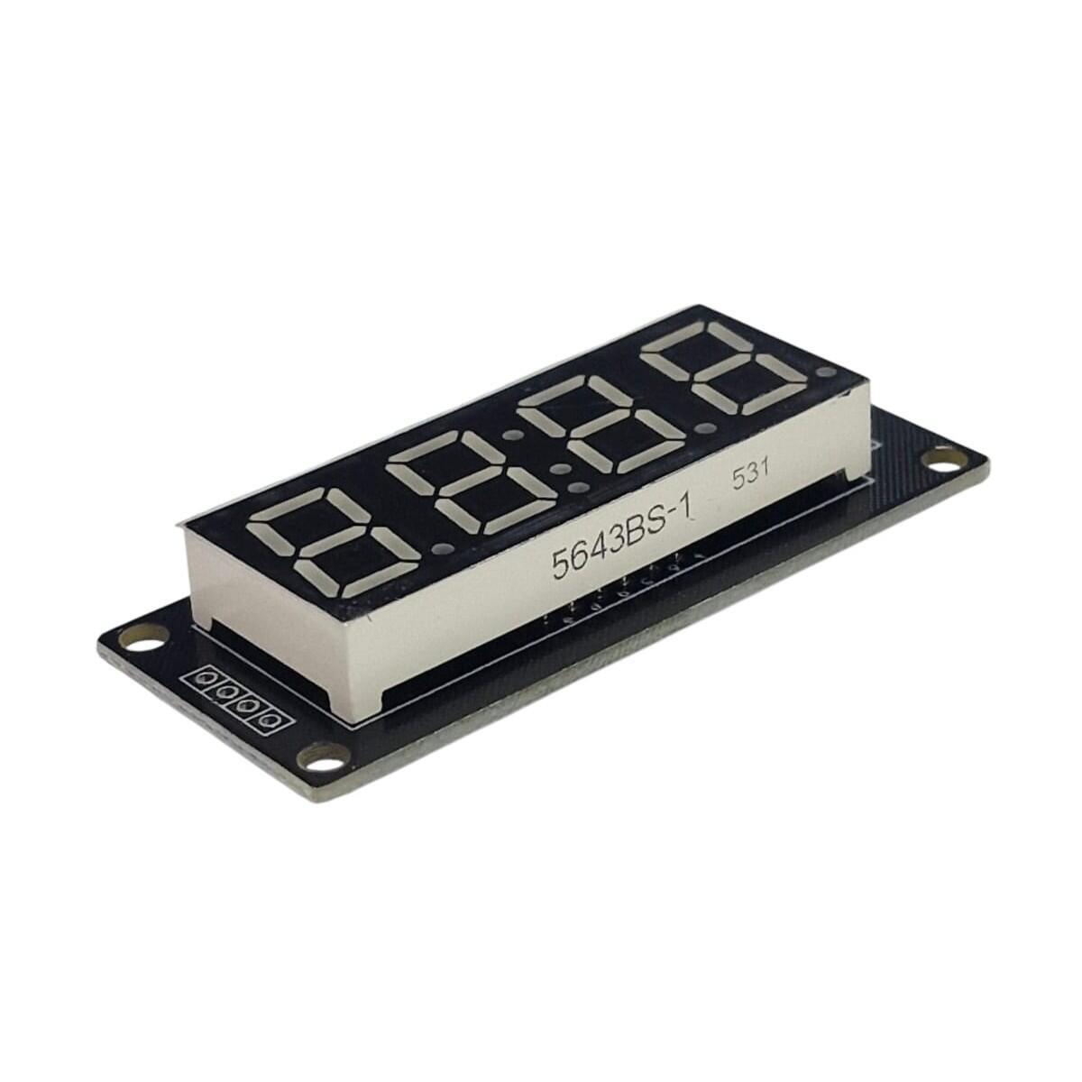 Módulo Display LED TM1637 4 Dígitos 0.56 Vermelho - Imagem 3