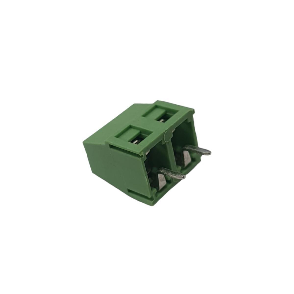 Kit com 100x Conector Borne 2 Vias 10mm GS009S-5.0-02P-4B Verde - Imagem 4