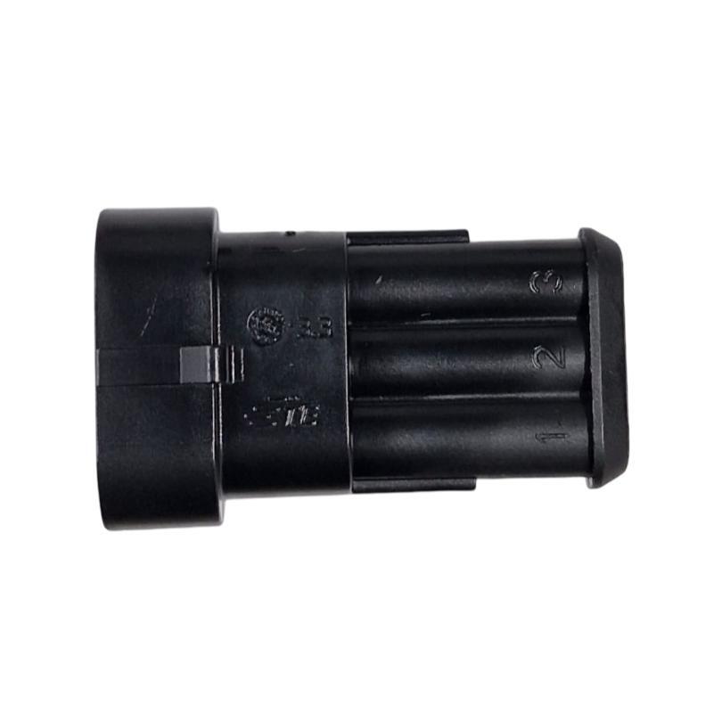 Kit com 100x Conector Superseal Macho 3 Pinos DJ7031-1.5-11-3P - Imagem 2