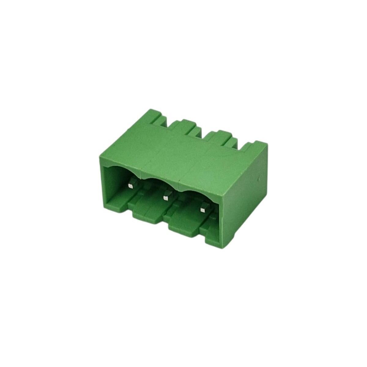 Kit com 200x Conector Borne 3 Vias Macho 180G 2EDGVC-5.08-03P-14-00 Verde - Imagem 3