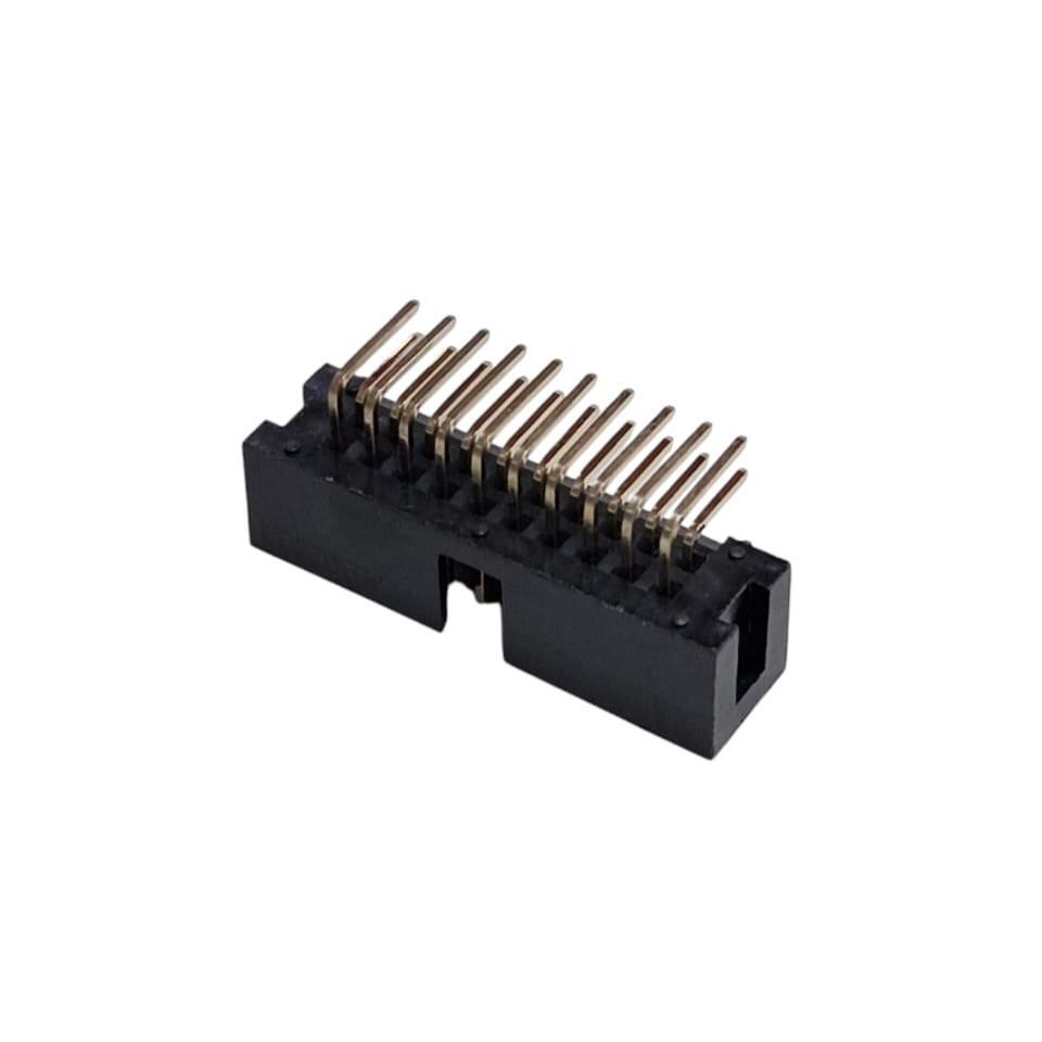 Kit com 50x Conector Box Header 2X10 2,54mm 90g Sem Injetor - Imagem 3